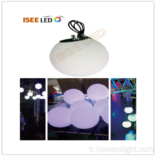 DMX 3D RGB küre topu asılı aşama aydınlatma